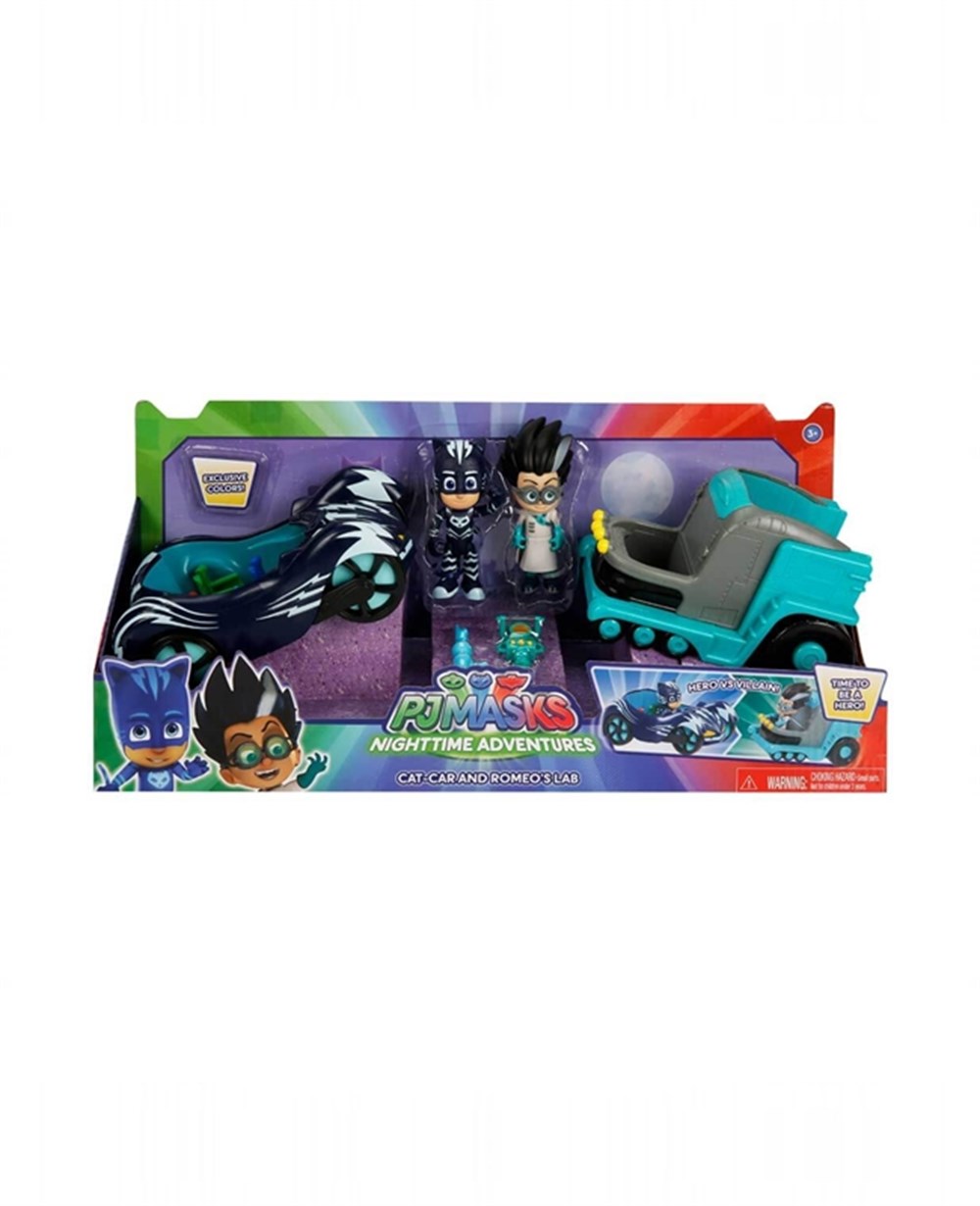 Breadcrumbut, Pijamaskeliler - PjMask, PijaMaskeliler Power Racer Araçlar PJM97000 77961 Cat-Car ve Romeo's Lab