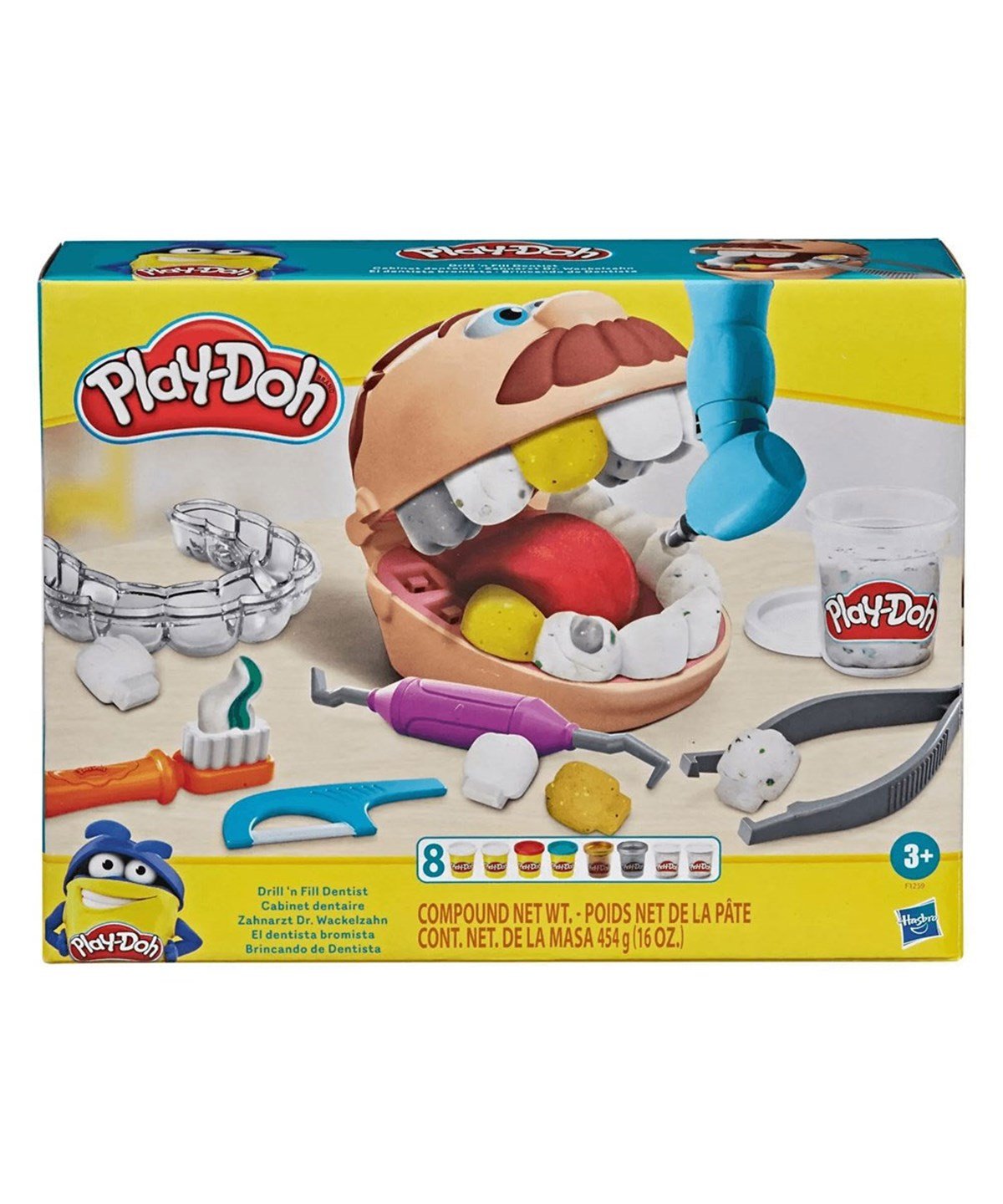 Breadcrumbut, Play-Doh, Play Doh Dişçi Hamur Seti F1259 