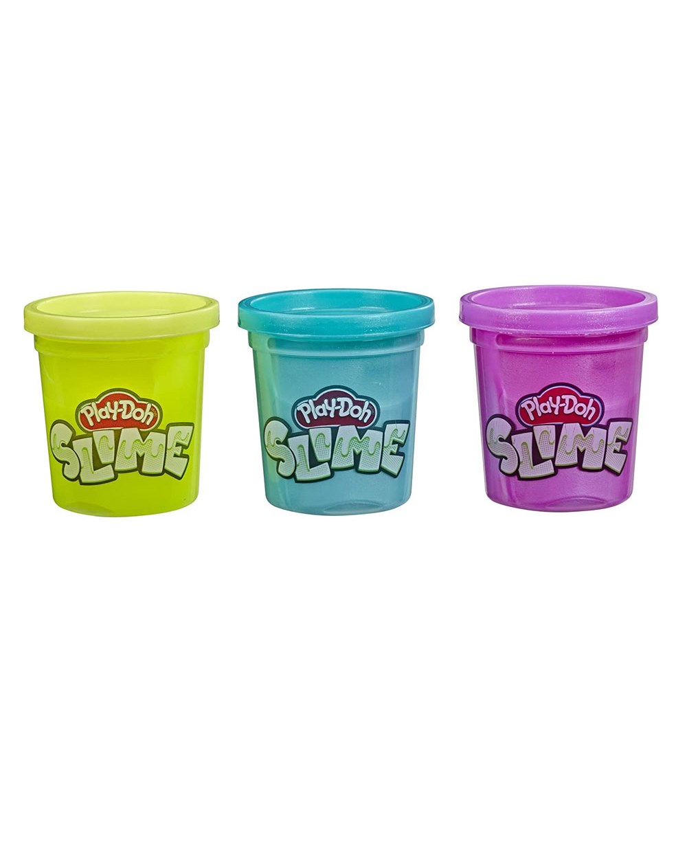 Breadcrumbut, Play-Doh, PLAY-DOH SLIME HAMUR 3 LÜ SARI-TURKUAZ-MOR  E8809 E8789