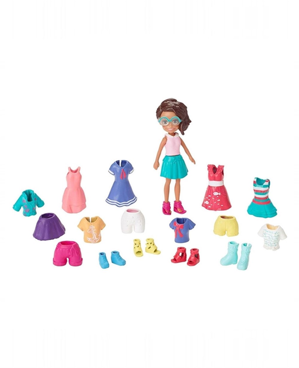 Breadcrumbut, Polly Pocket, Polly Pocker ve Kıyafetleri Oyun Seti GFT97 GFT98 Yıldızların Parıltısı