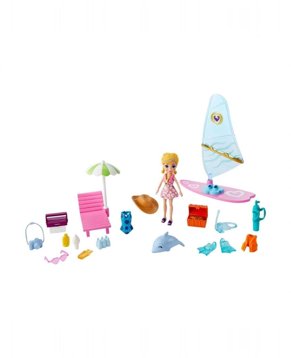 Breadcrumbut, Polly Pocket, Polly Pocket Sahil Eğlencesi Oyun Setleri GFT95 GFR01