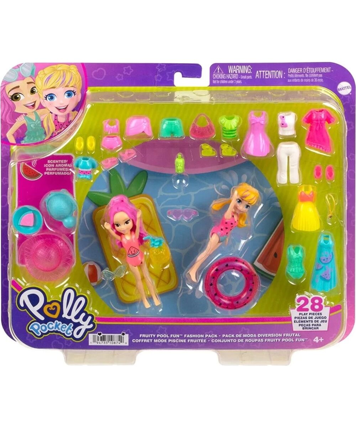 Breadcrumbut, Polly Pocket, Polly Pocket ve Arkadaşları Farklı Moda Aksesuarları Oyun Setleri HNF51 HKV95