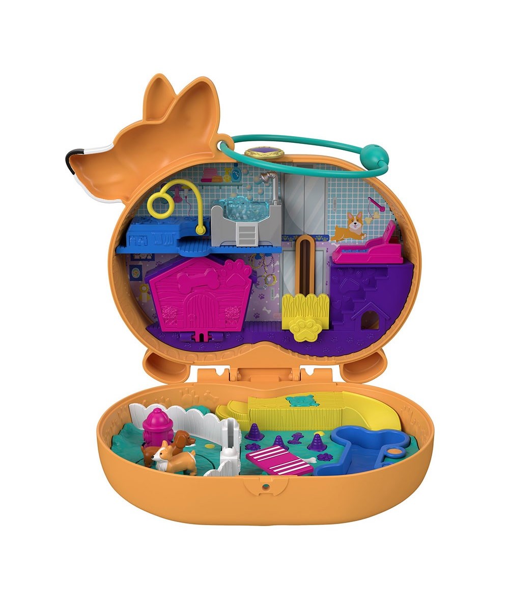 Breadcrumbut, Polly Pocket, Polly Pocket ve Maceraları Oyun Seti FRY35 GTN13 Corgi Cuddles