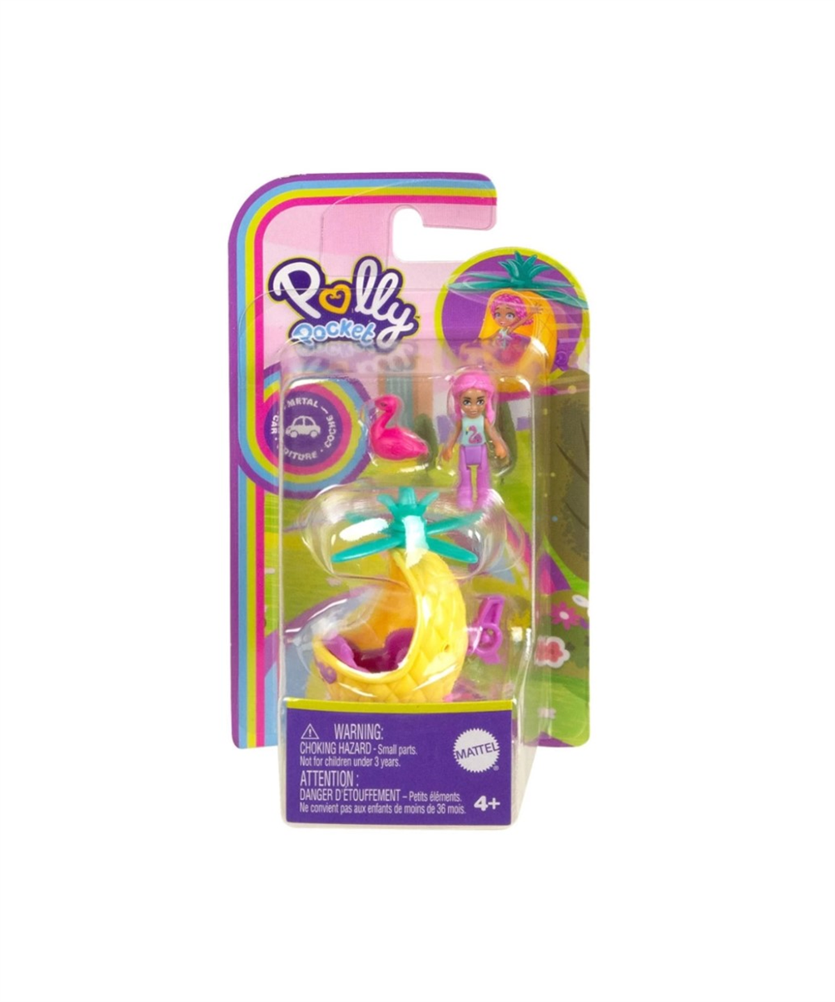 Breadcrumbut, Polly Pocket, Polly Pocket'ın Muhteşem Araçları Oyun Setleri HKV55 HKV61 Flamingo