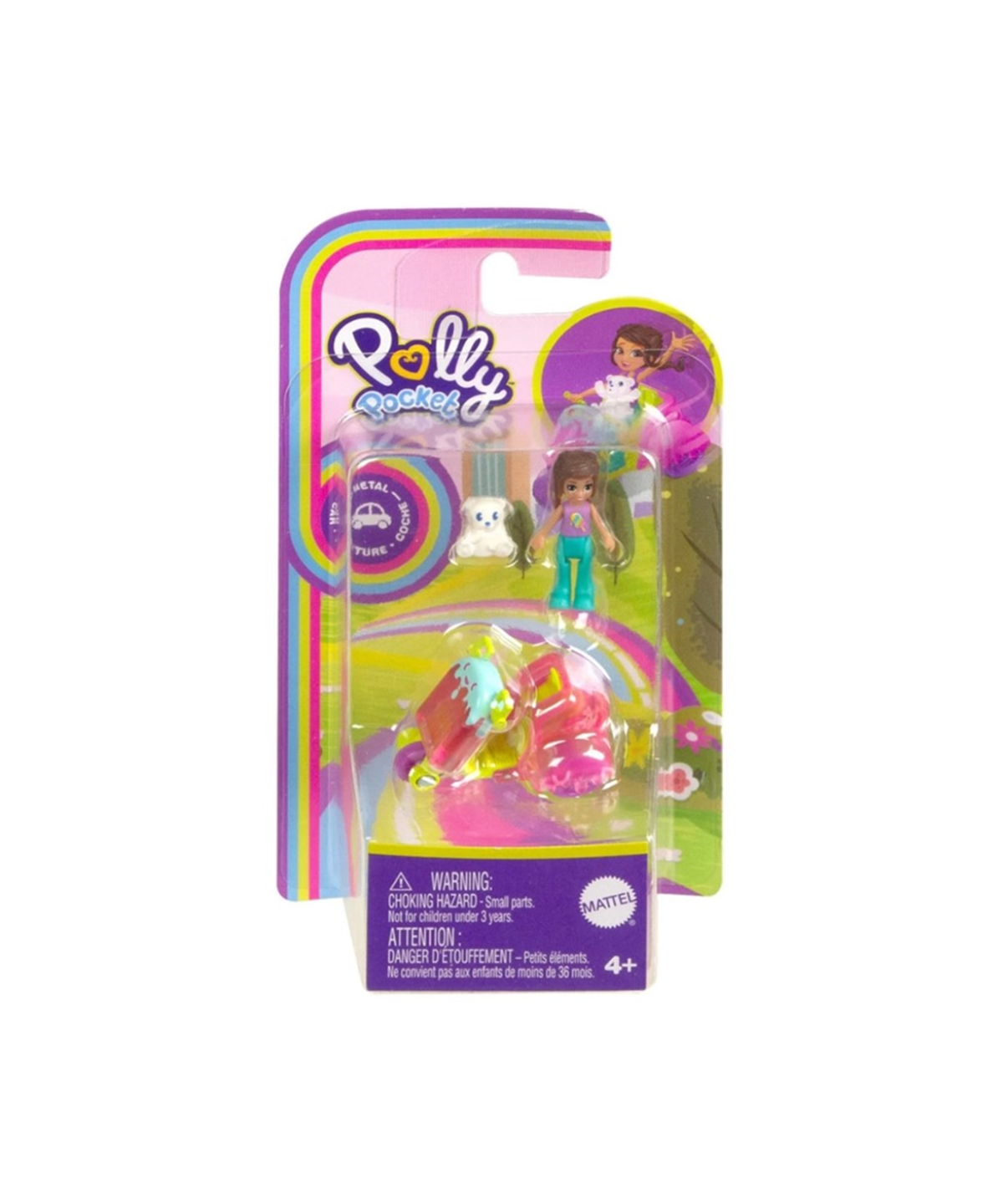 Breadcrumbut, Polly Pocket, Polly Pocket'ın Muhteşem Araçları Oyun Setleri HKV55 HKV59 Dondurma Motor