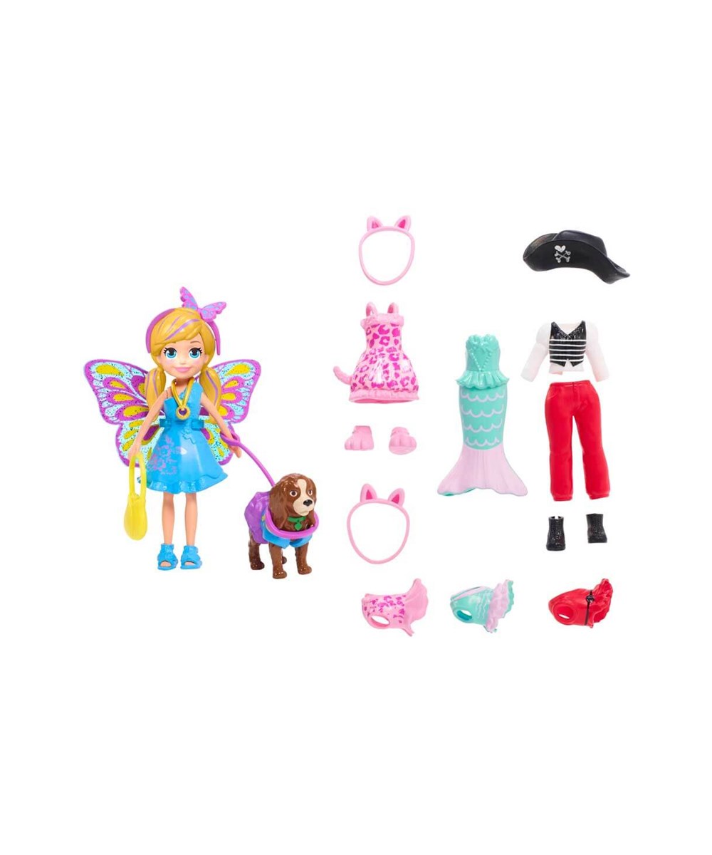 Breadcrumbut, Polly Pocket, Polly Rocket ve Hayvan Dostu Kostüm Giyiyor Oyun Seti GDM15