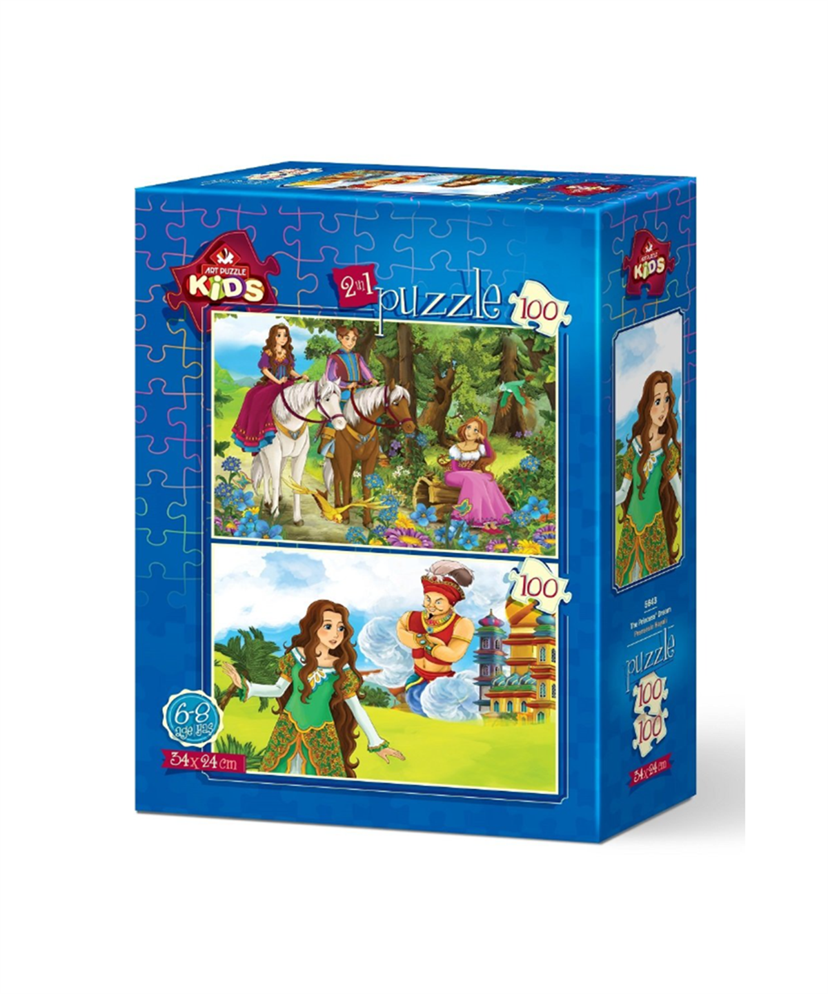 Breadcrumbut, ART PUZZLE, PRENSESİN HAYALİ - 2x100 PARÇA