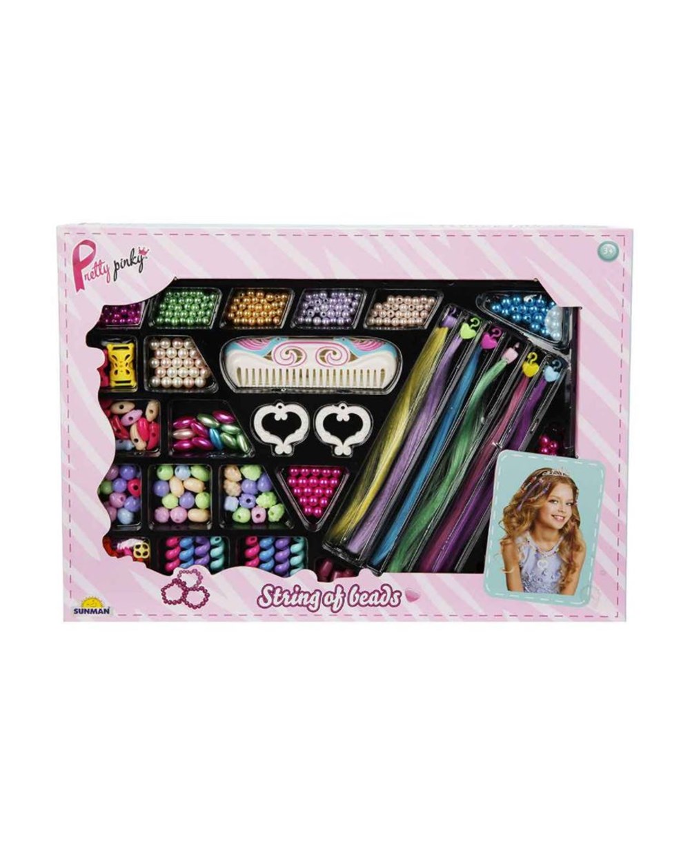 Breadcrumbut, Sunman, Pretty Pinky Boncuklu Saç Tasarım Seti
