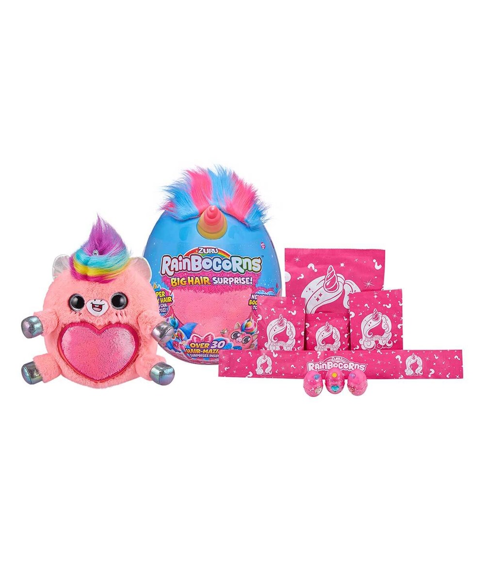Breadcrumbut, Giochi Preziosi, Rainbocorns Büyük Saç Sürprizi S1 RAR06000 Pembe Pullu