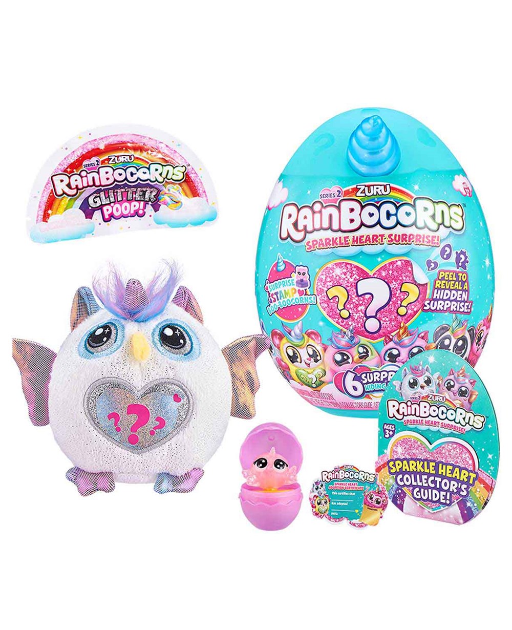 Breadcrumbut, Giochi Preziosi, Rainbocorns Mini Işıltılı Kalp Sürprizi S2 RAR07000 - Mavi 15816