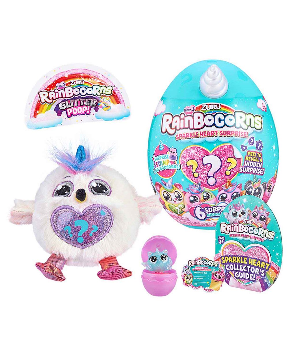 Breadcrumbut, Giochi Preziosi, Rainbocorns Mini Işıltılı Kalp Sürprizi S2 RAR07000 - Beyaz 15816