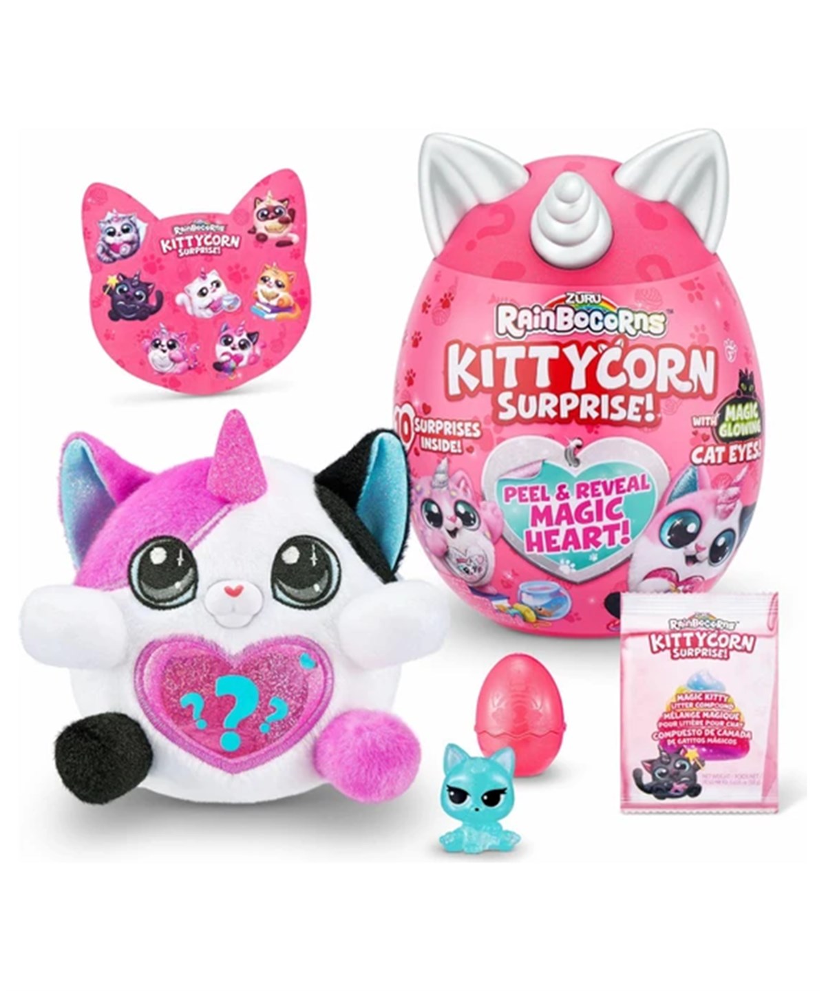 Breadcrumbut, Giochi Preziosi, Rainbocorns RAR16000 Kittycorn Mini Sürpriz 38839 Beyaz Boynuz