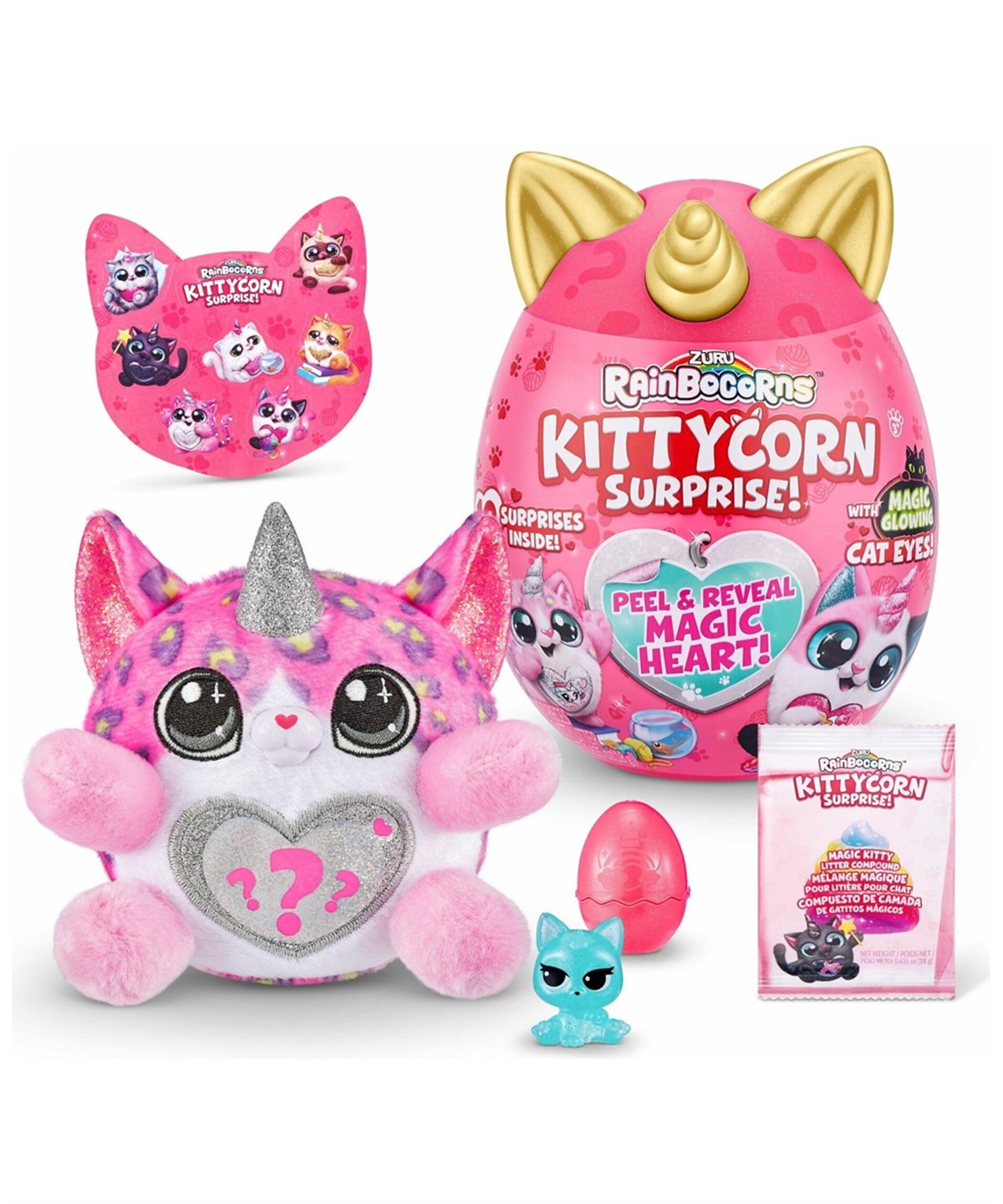 Breadcrumbut, Giochi Preziosi, Rainbocorns RAR16000 Kittycorn Mini Sürpriz 38839 Sarı Boynuz