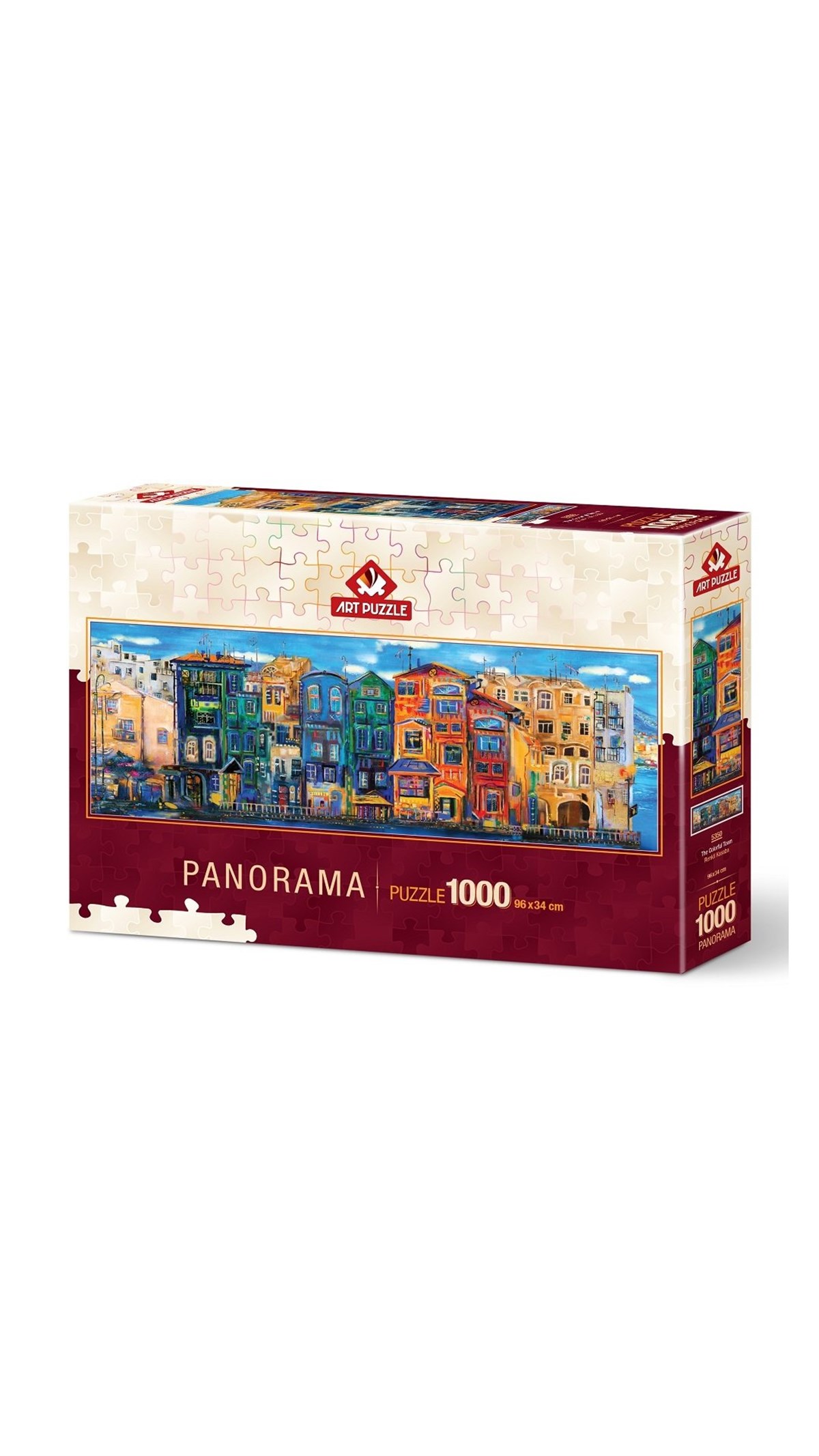 Breadcrumbut, ART PUZZLE, RENKLİ KASABA - 1000 PARÇA PANORAMA 5350