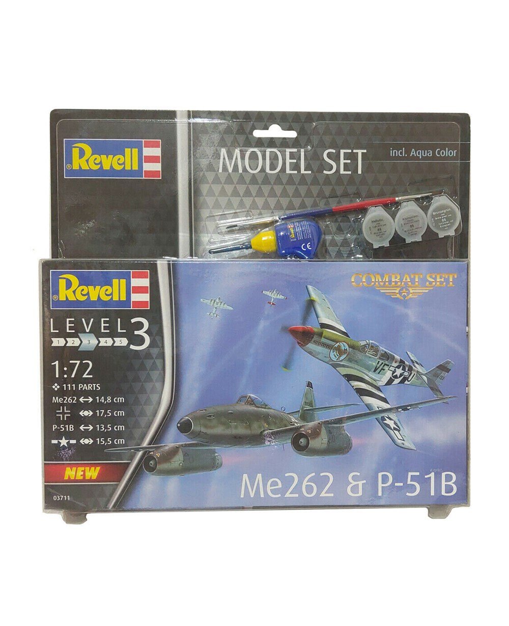 Breadcrumbut, REVELL, Revell 1:72 Combat Set Me262 & P-51B Model Seti 63711