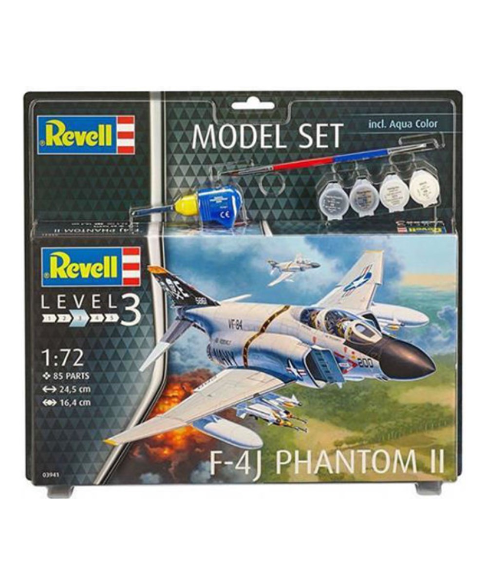 Breadcrumbut, REVELL, Revell 1:72 F-4J Phantom Maket Model Set 63941