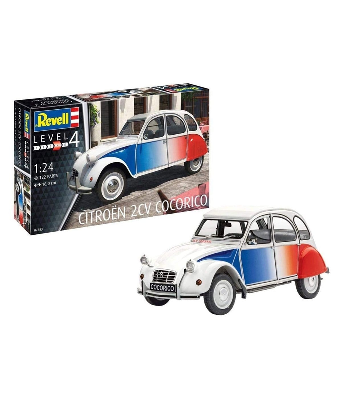 Breadcrumbut, REVELL, Revell Model Set 1:24 Citroen 2CV Cocorico 67653