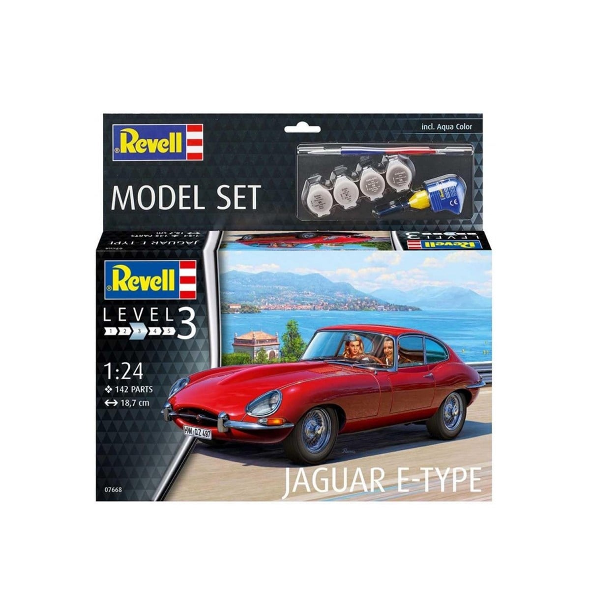 Breadcrumbut, REVELL, Revell Model Set 1:24 Jaguar E-Type Coupe 67668
