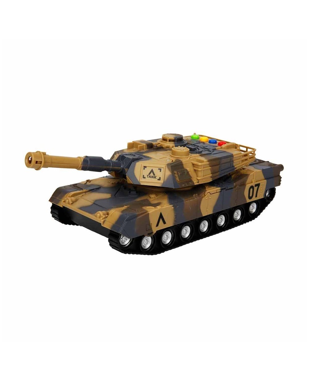 Breadcrumbut, Sunman, Sesli ve Işıklı Askeri Tank 27 cm 27073 Kahverengi