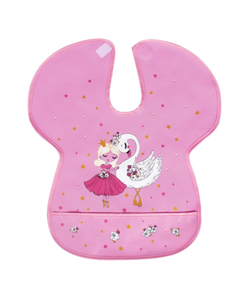 Breadcrumbut, SEVİ BEBE, Sevi Bebe Cepli Muşamba Önlük 00127 Flamingo