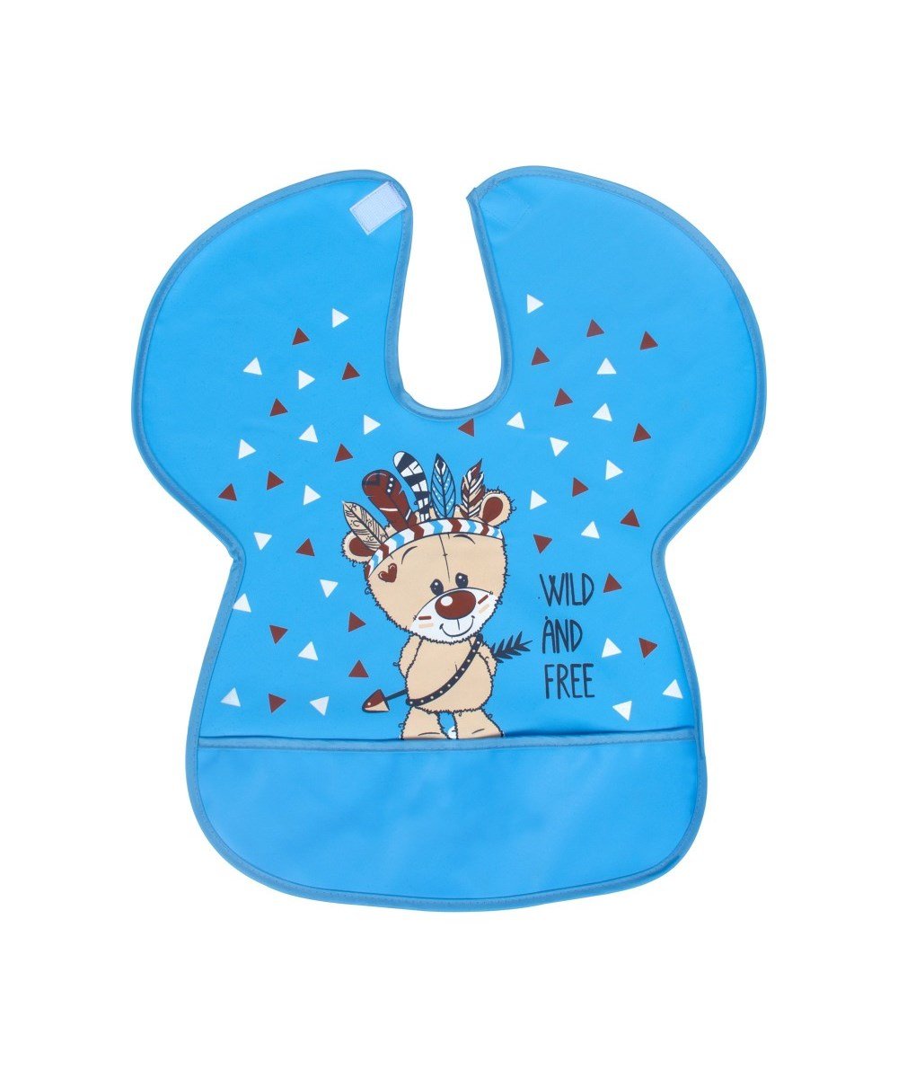 Breadcrumbut, SEVİ BEBE, Sevi Bebe Cepli Muşamba Önlük 00127 Ayıcık