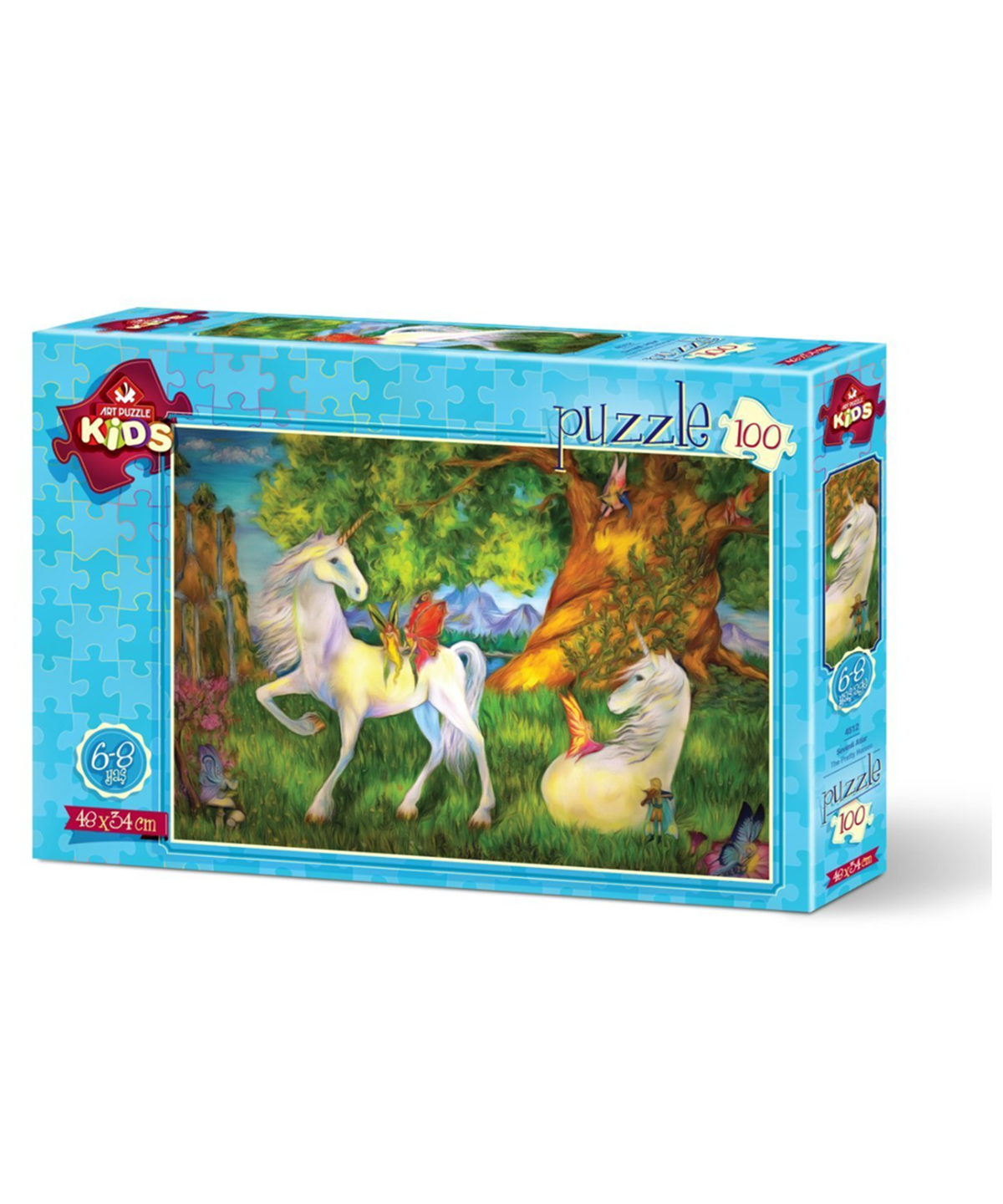 Breadcrumbut, ART PUZZLE, SEVİMLİ ATLAR - 100 PARÇA