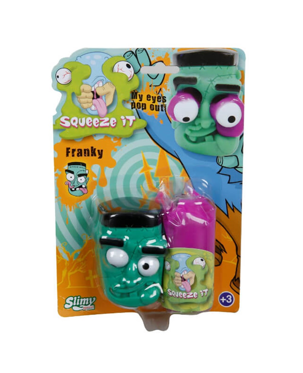 Breadcrumbut, Slimy, Slimy Çılgın Vıcıklar Fışkıran Kafalar Squeeze It Heads 33755
