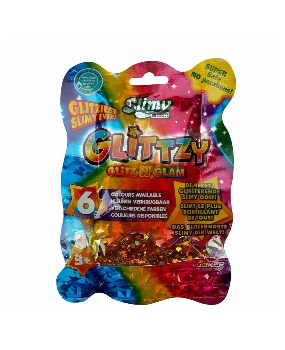 Breadcrumbut, Slimy, Slimy Glitzy Slime 90 gr. - Altın Rengi 40254