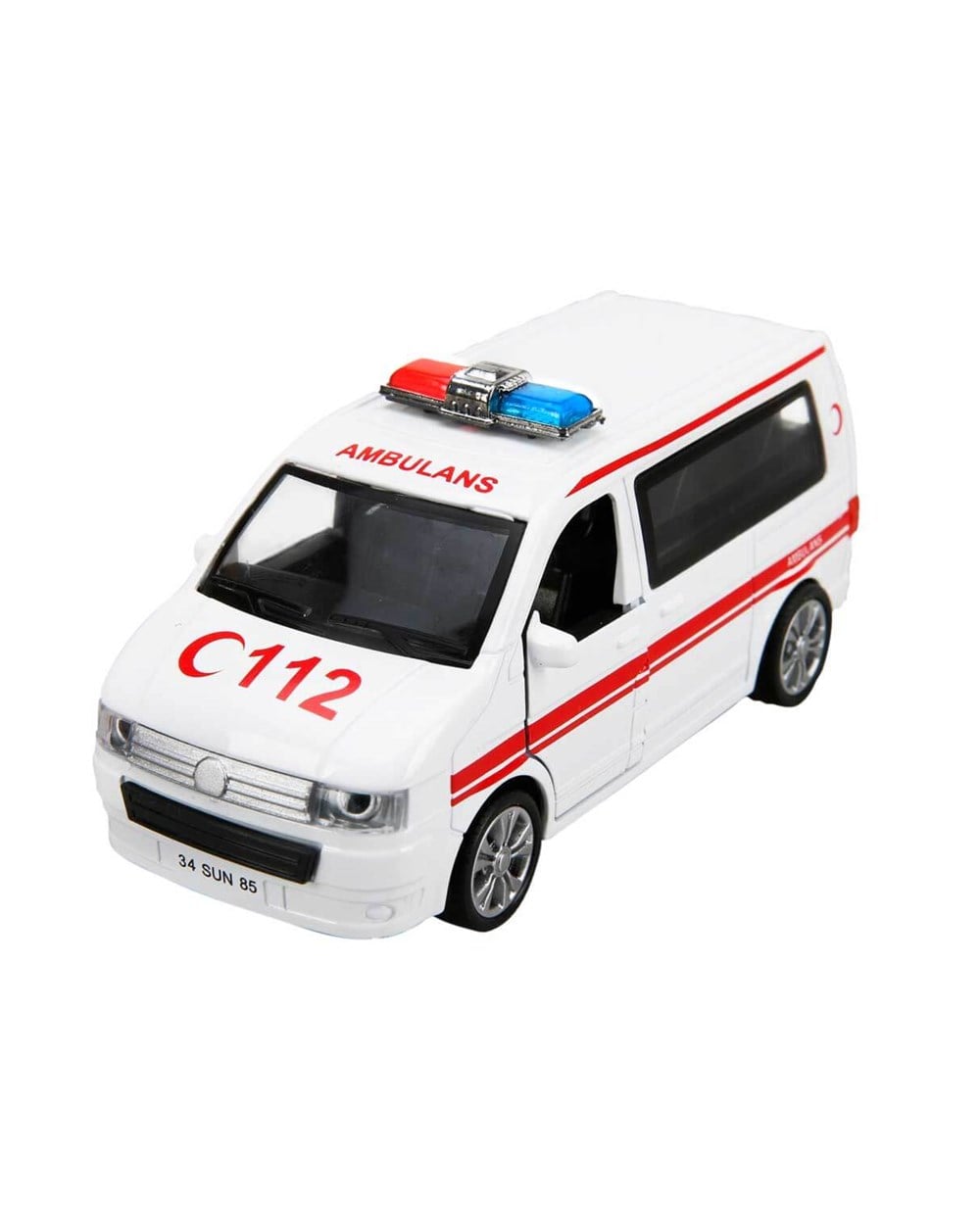 Breadcrumbut, Sunman, SUN-WKY-MXX-DC.1/32 ARABA POLİS/AMBULANS/İTFAİYE/JANDARMA 13CM.SES/IŞIK PB.4A.12D.