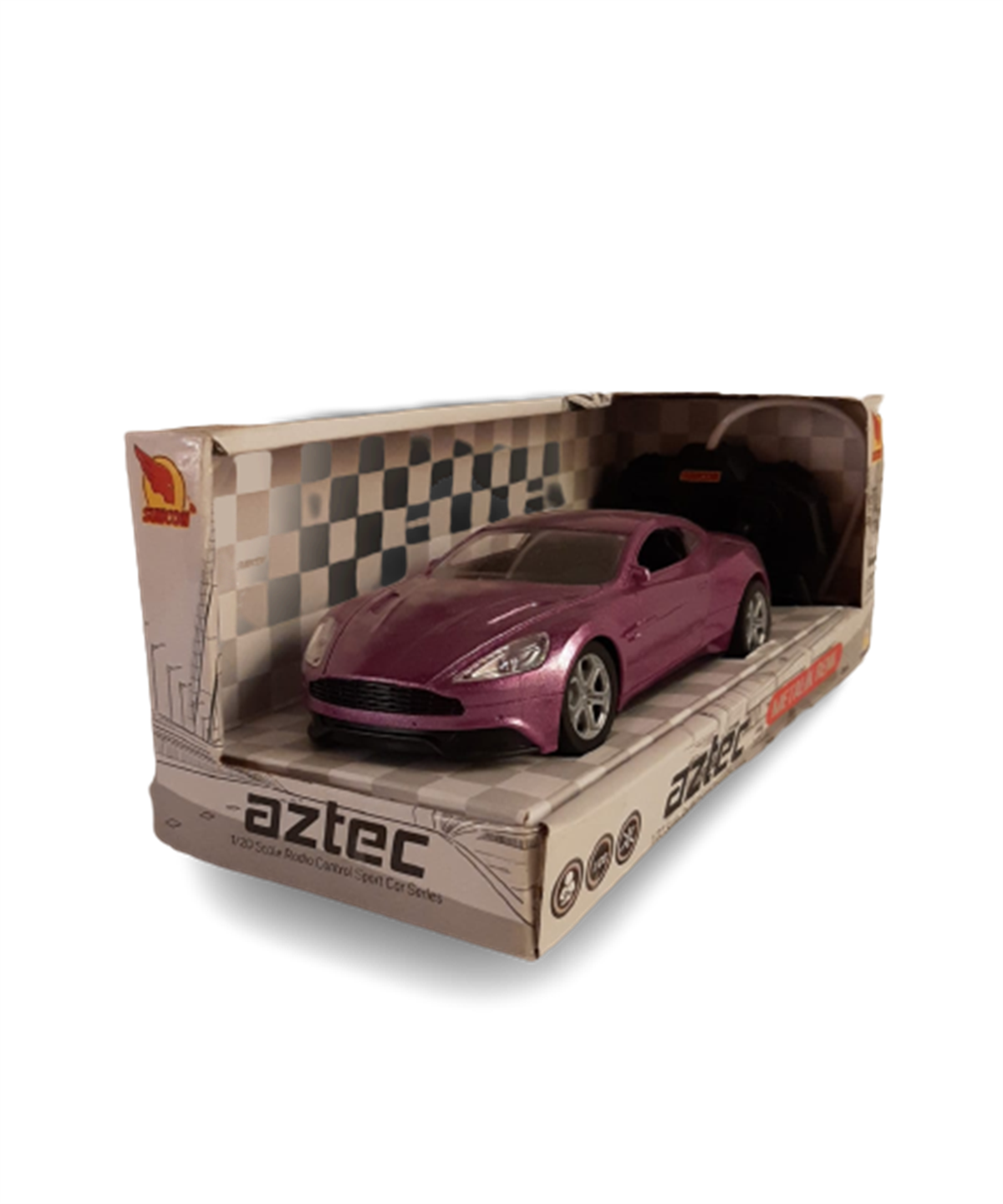 Breadcrumbut, Sunman, Suncon 1:20 Uzaktan Kumandalı Suncon Metalik Araba 31322 Aston Martin Metalik Mor