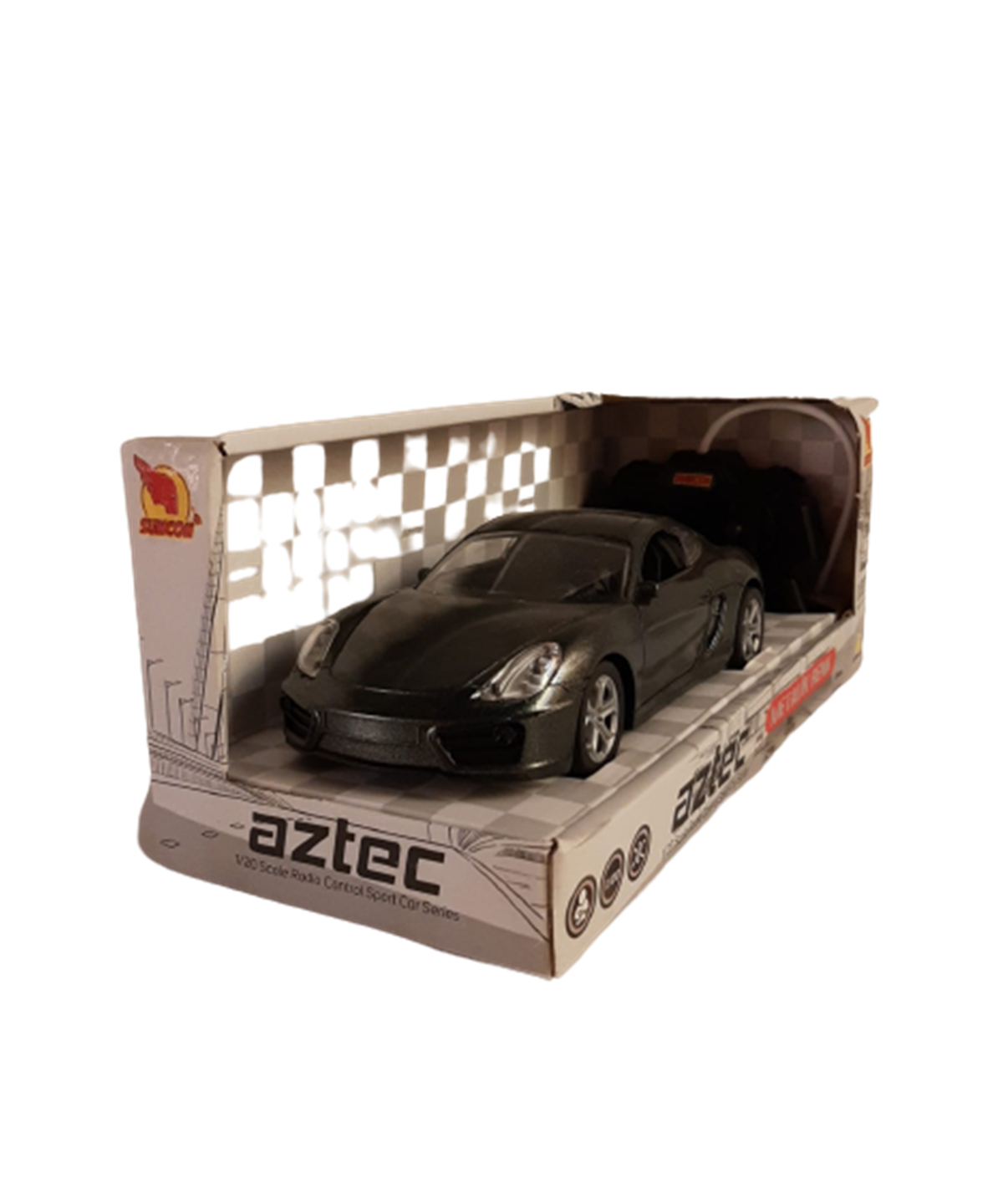 Breadcrumbut, Sunman, Suncon 1:20 Uzaktan Kumandalı Suncon Metalik Araba 31322 Porsche Metalik Siyah