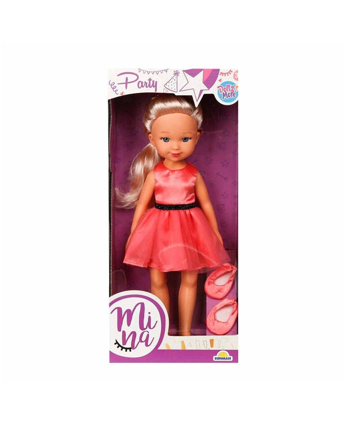 Breadcrumbut, Sunman, Sunman Dollz'n More Mina Bebek 35 cm Party