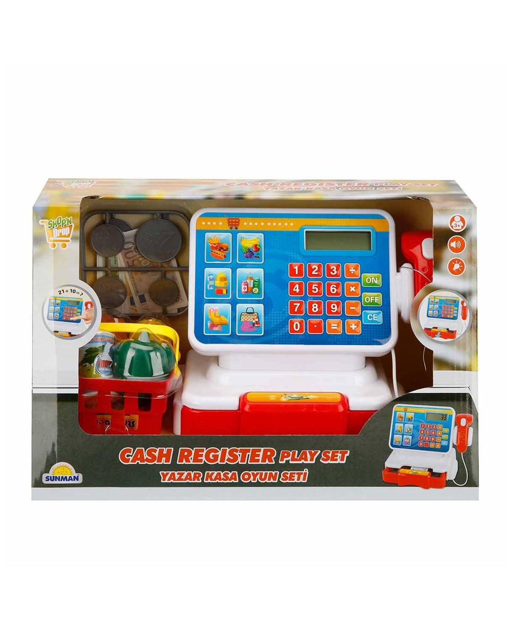 Breadcrumbut, Sunman, Sunman Işıklı ve Sesli Yazar Kasa Oyun Seti 05669 Kırmızı