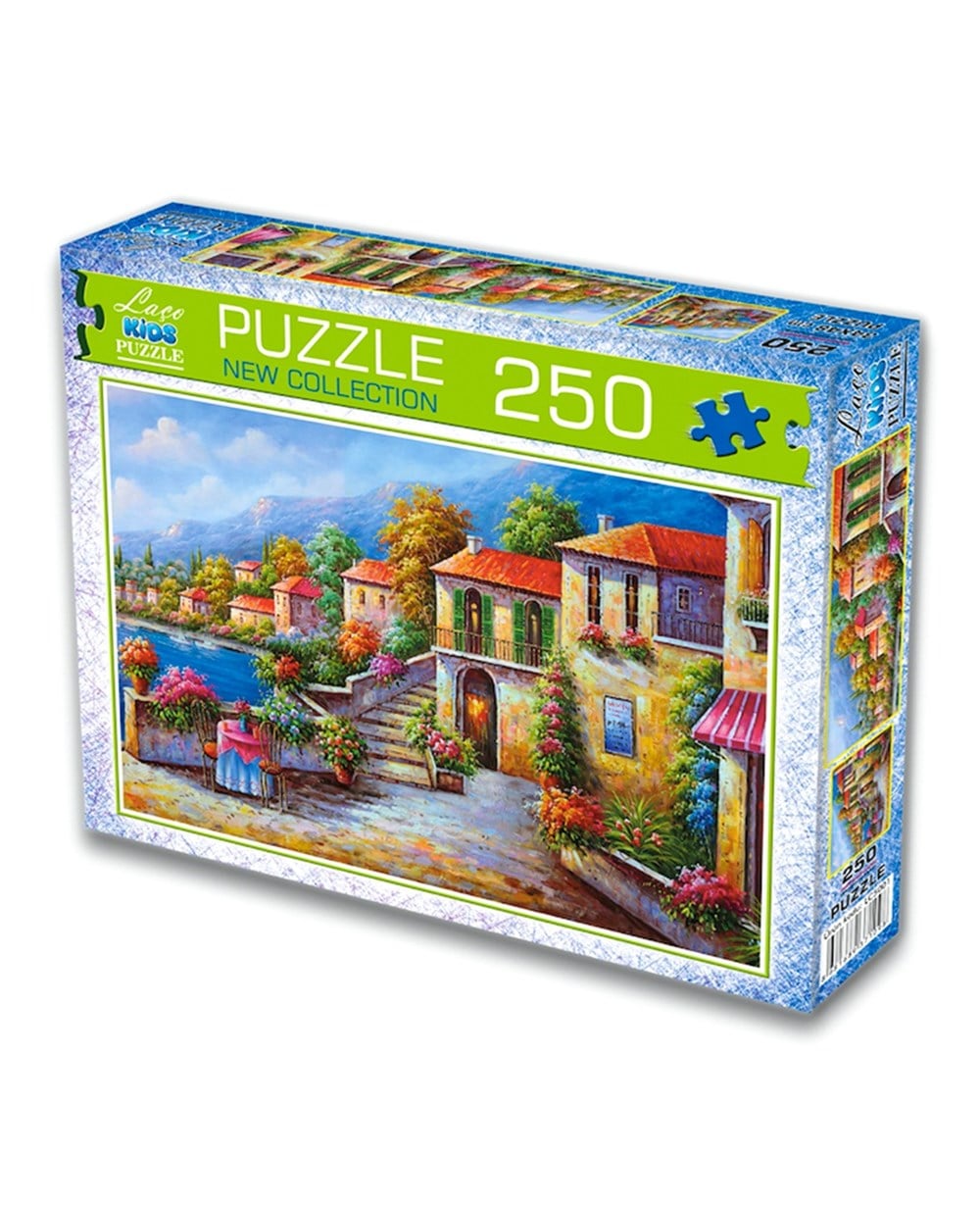 Breadcrumbut, Laço Kids, Tarihi Manarola Puzzle 250 Parça Çocuk Yapboz