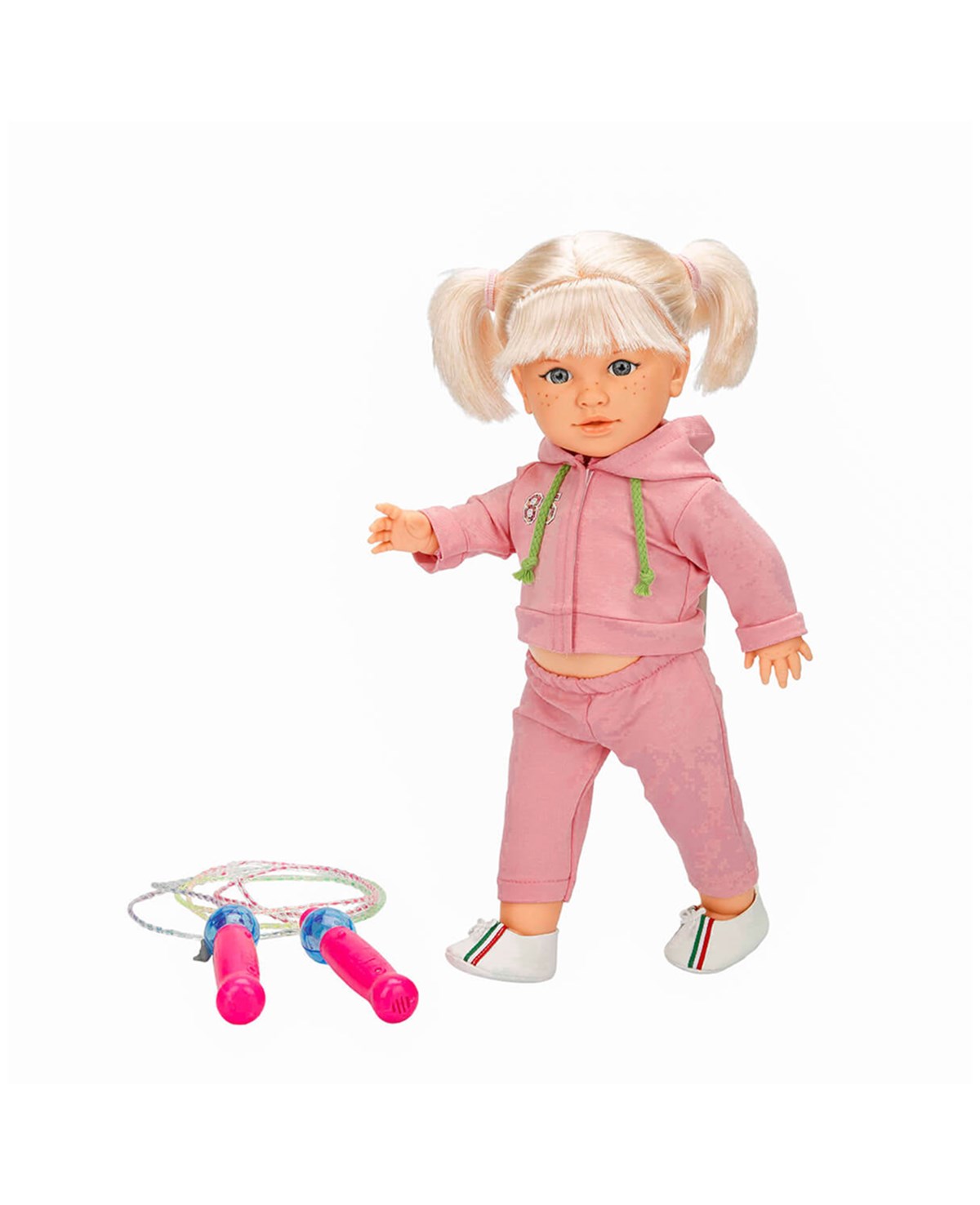 Breadcrumbut, Sunman, Tina Sporty Bebek 45 cm 26243 Açık Pembe Eşofmanlı