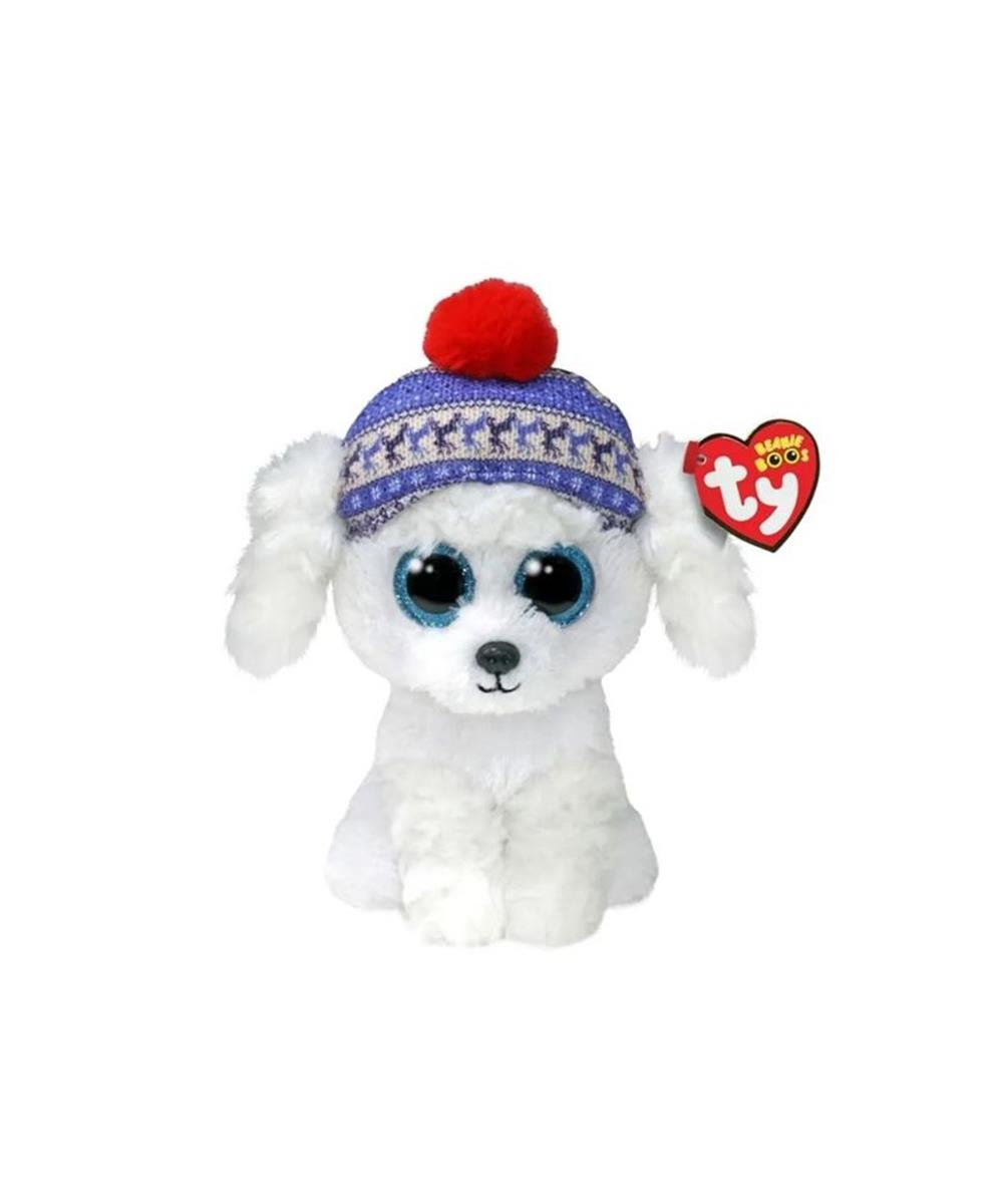 Breadcrumbut, TY, Ty Beanie Boos Sleighbell Beyaz Köpek 15 Cm