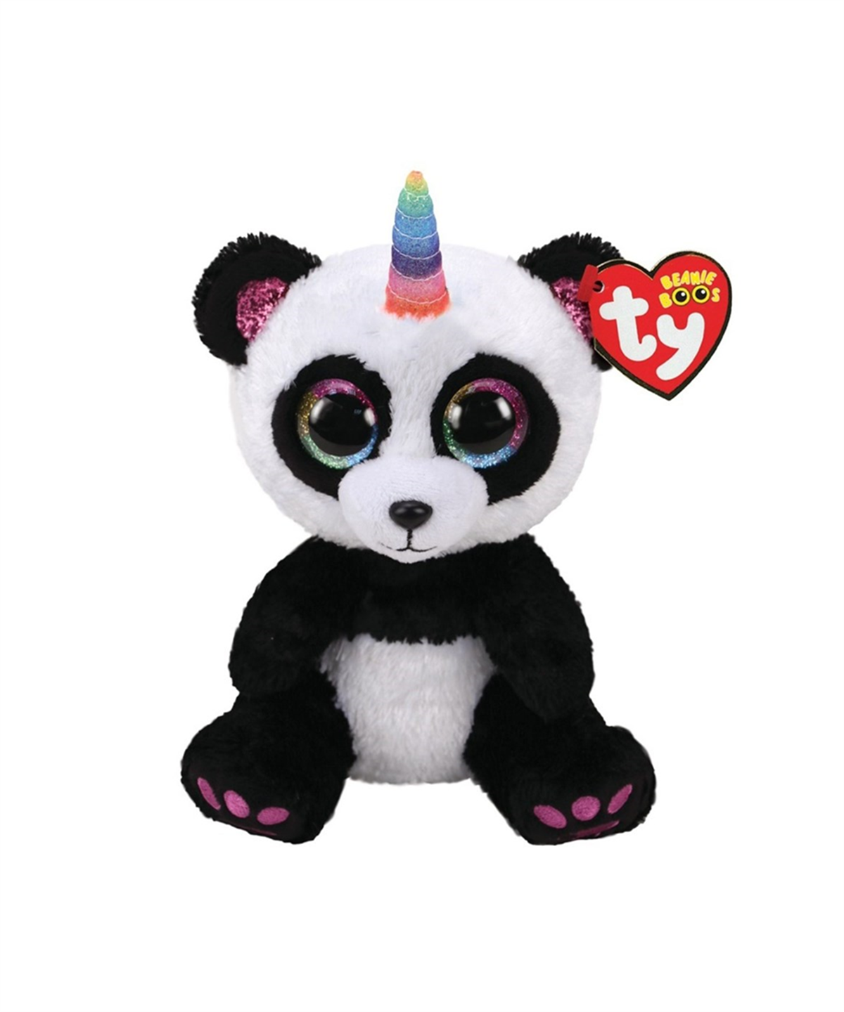 Breadcrumbut, TY, Ty Beanie Boos Tek Boynuzlu Panda 15 cm