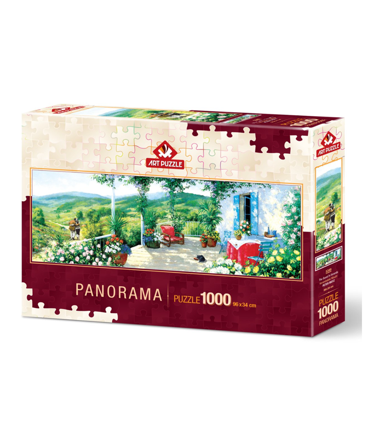 Breadcrumbut, ART PUZZLE, VERANDADAKİ MİSAFİR - 1000 PARÇA PANORAMA