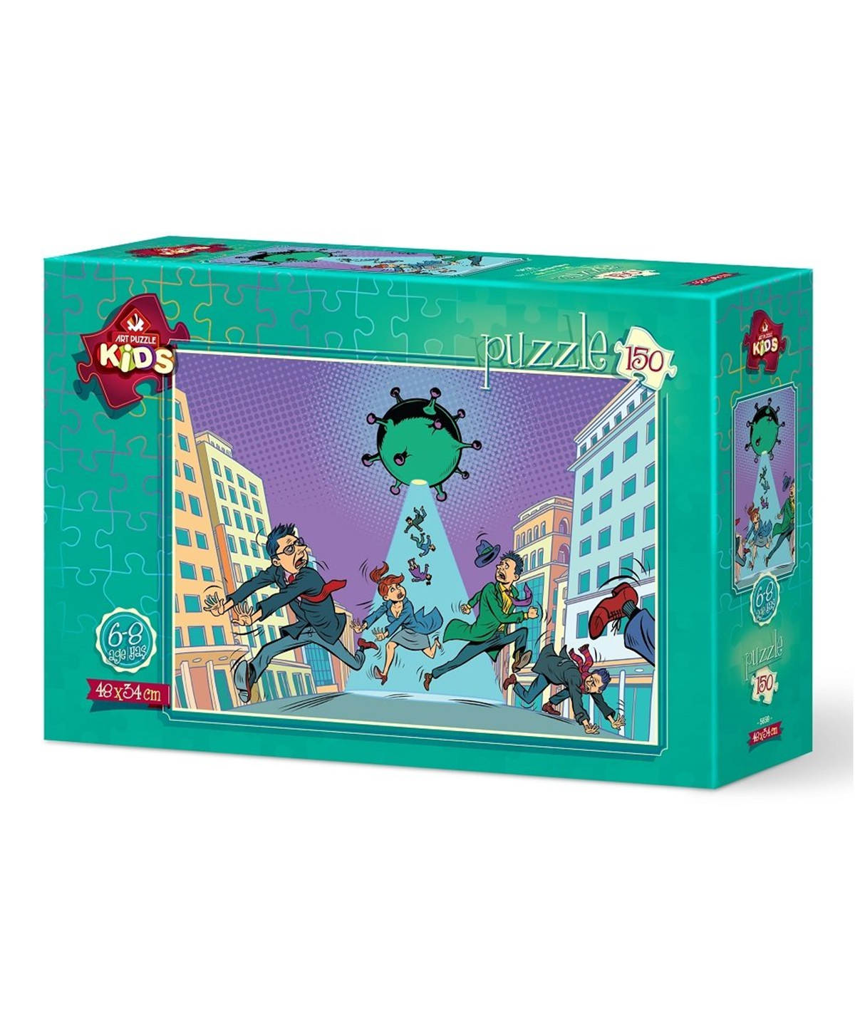 Breadcrumbut, ART PUZZLE, VİRÜSTEN KAÇIŞ - 150 PARÇA