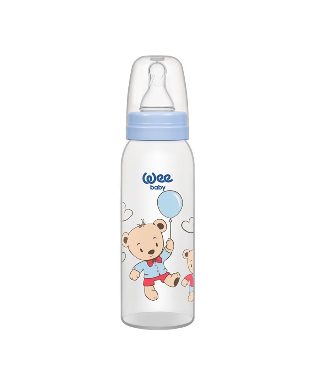 Breadcrumbut, WEE BABY, WEE BABY SLK. KLS. KİRAZ UÇLU P.P. BİBERON 250 CC 852 Mavi