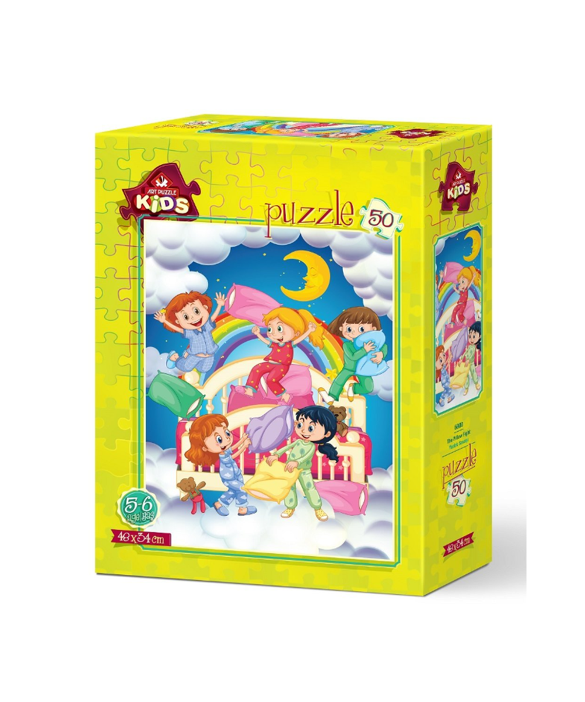 Breadcrumbut, ART PUZZLE, YASTIK SAVAŞI - 50 PARÇA