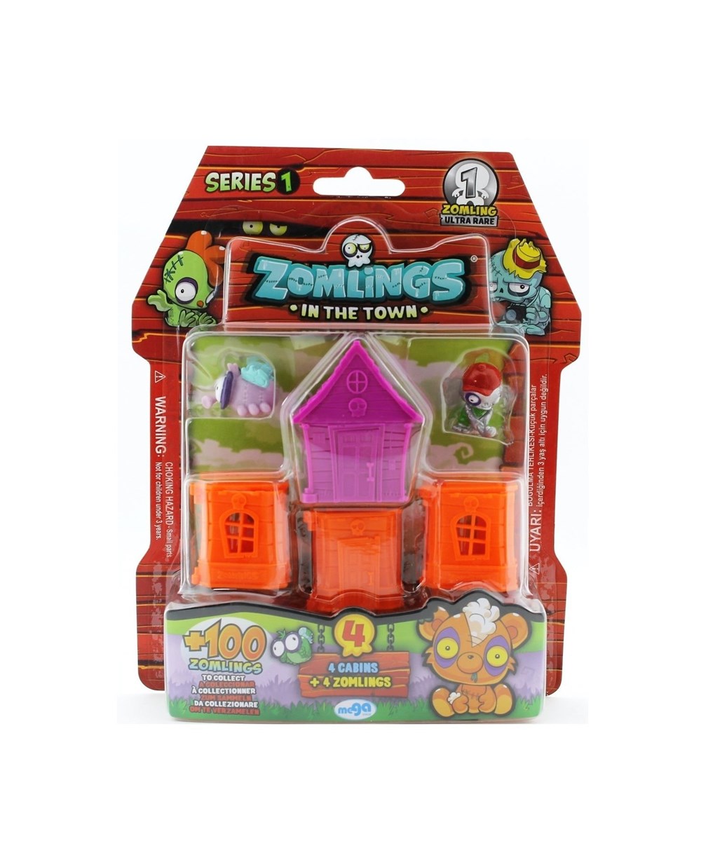 Breadcrumbut, Zomlings, Zomlings-Figür 4Lü Paket Seri1 03183 Mor Klübe