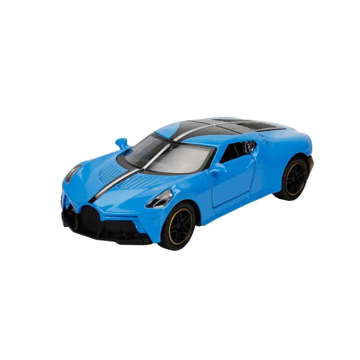 Çek-Bırak ve Sürmeli Arabalar, Sunman, 1:43 Maxx Wheels Yarış Arabası 10 cm 39137 Mavi