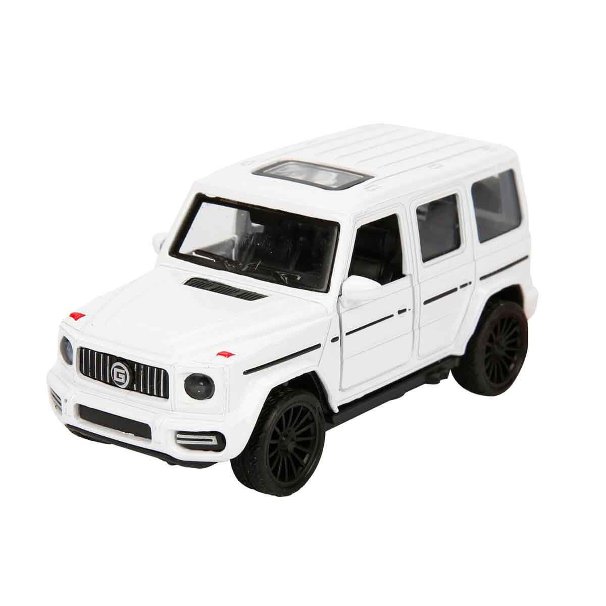 Çek-Bırak ve Sürmeli Arabalar, Sunman, 1:43 Maxx Wheels Premium Suv Araba 10 cm 39151 Beyaz