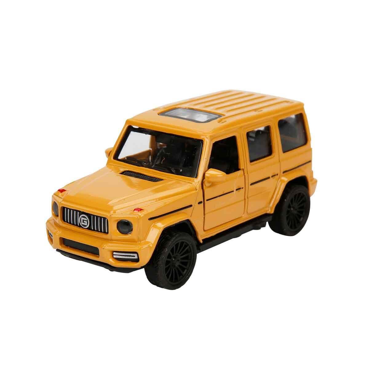 Çek-Bırak ve Sürmeli Arabalar, Sunman, 1:43 Maxx Wheels Premium Suv Araba 10 cm 39151 Sarı