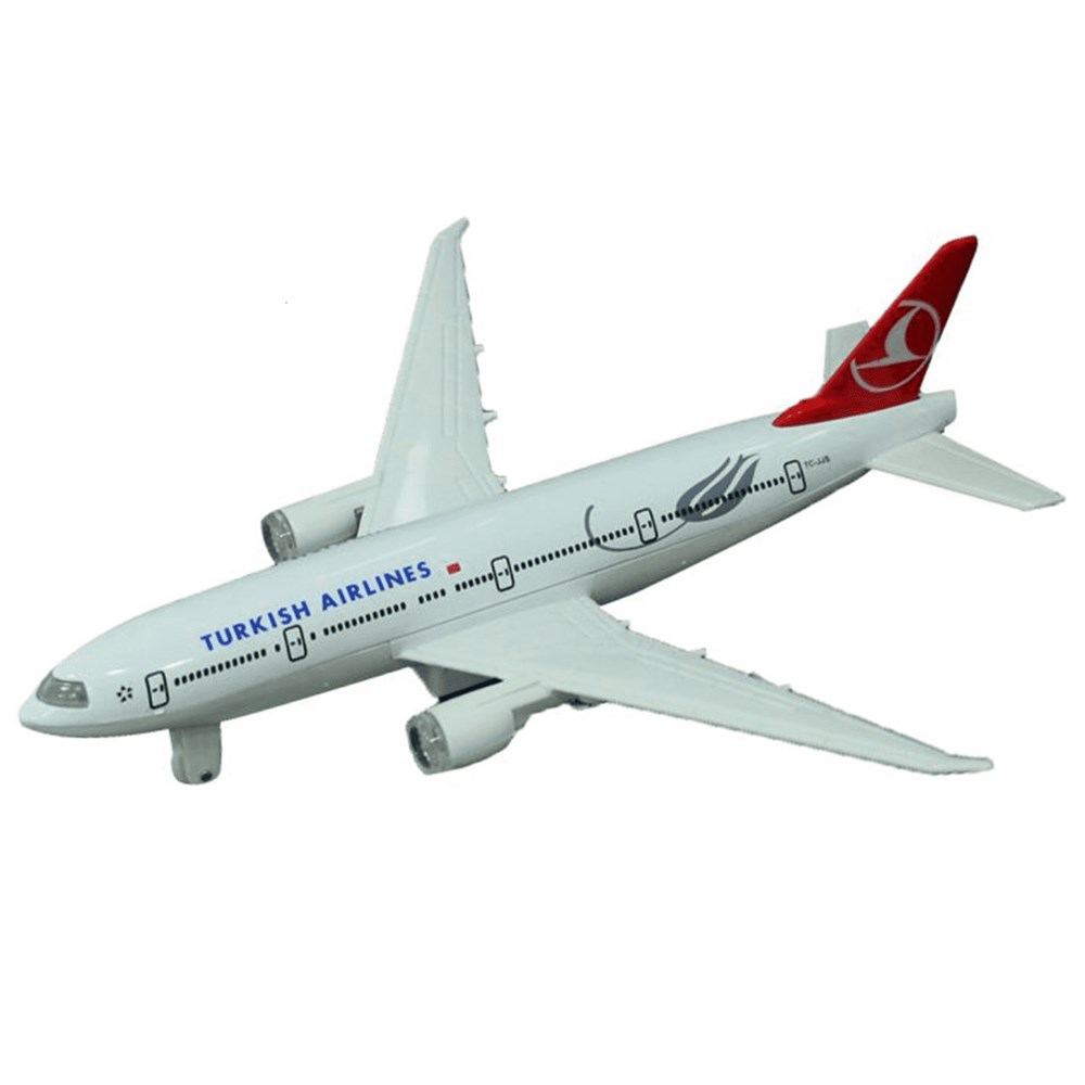 Çek-Bırak ve Sürmeli Arabalar, Can Oyuncak, Can Oyuncak Uçak Metal Çek Bırak Sesli Thy Yolcu Uçağı