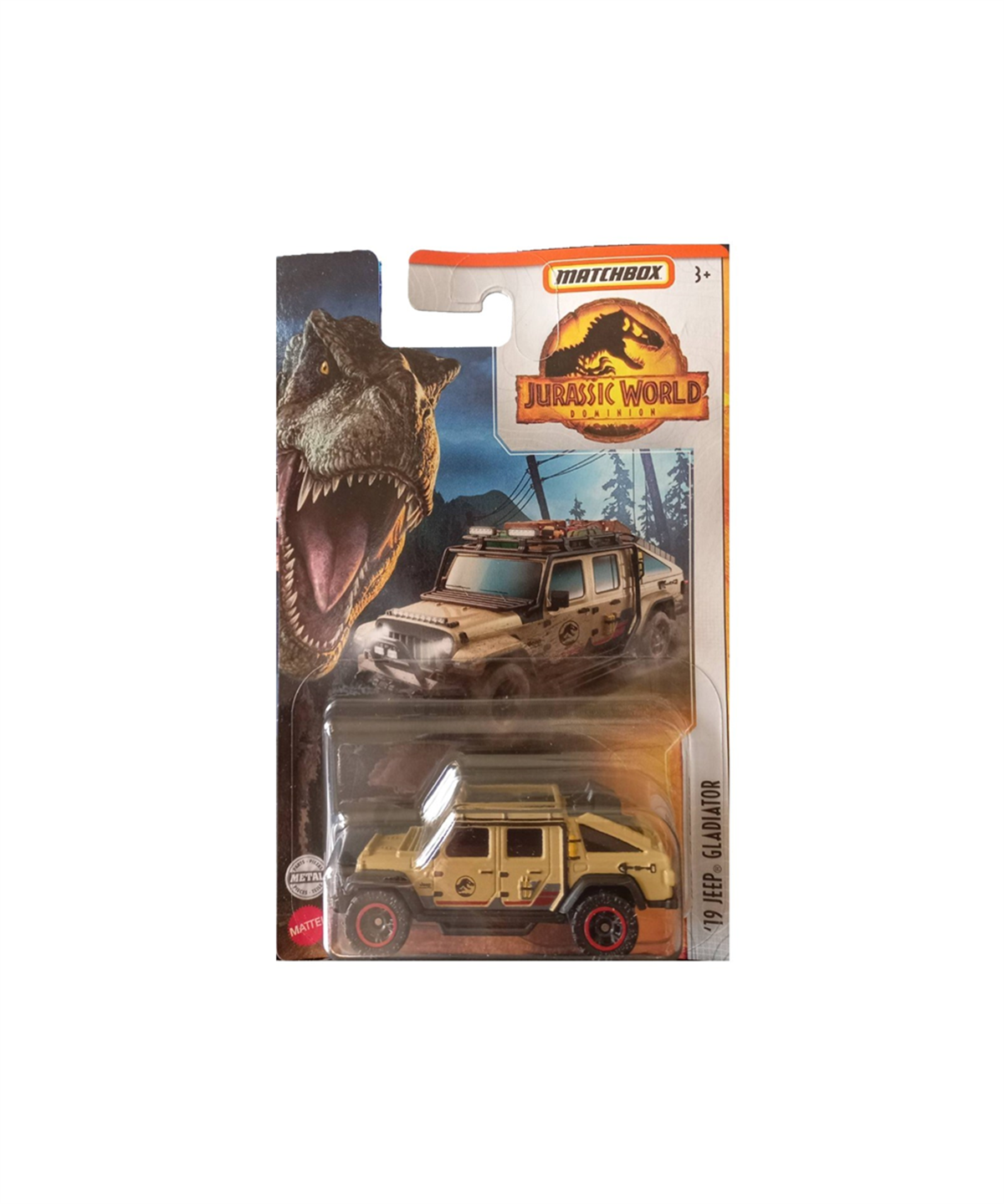 Çek-Bırak ve Sürmeli Arabalar, MATCHBOX, Matchbox Jurassic World Tekli Araçlar FMW90 HBG 19 Jeep Gladiator