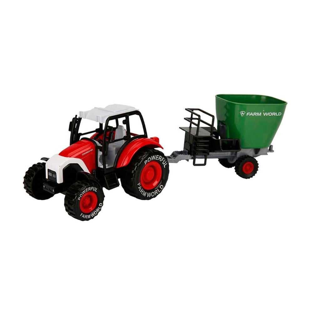 Çek-Bırak ve Sürmeli Arabalar, Sunman, Maxx Wheels Çek Bırak Çitflik Araçları 25567 Kırmızı