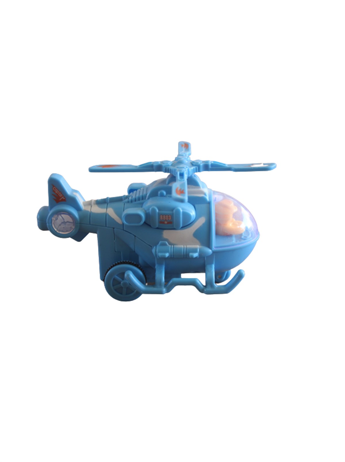 Çek-Bırak ve Sürmeli Arabalar, Merkez Oyuncak, Sürtmeli Mini Savaş Helikopteri 21248 Mavi