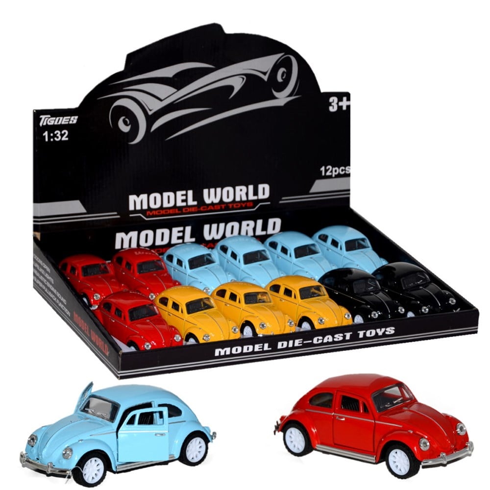 Çek-Bırak ve Sürmeli Arabalar, Tigoes Toys, Tosbağa Metal Model Vosvos Çek Bırak Araba